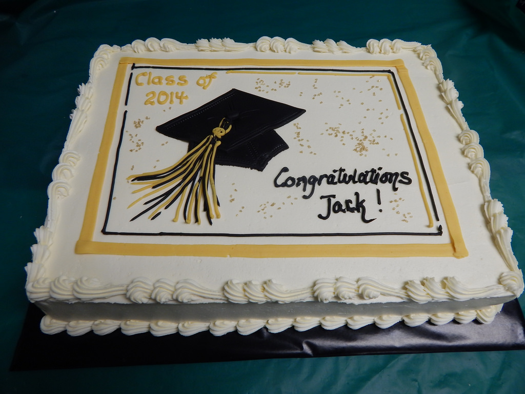 Unique Graduation Sheet Cakes