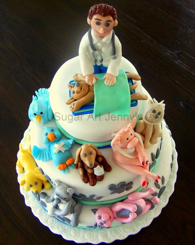 Veterinarian Birthday Cake