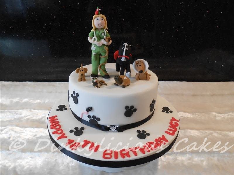 Veterinarian Birthday Cake