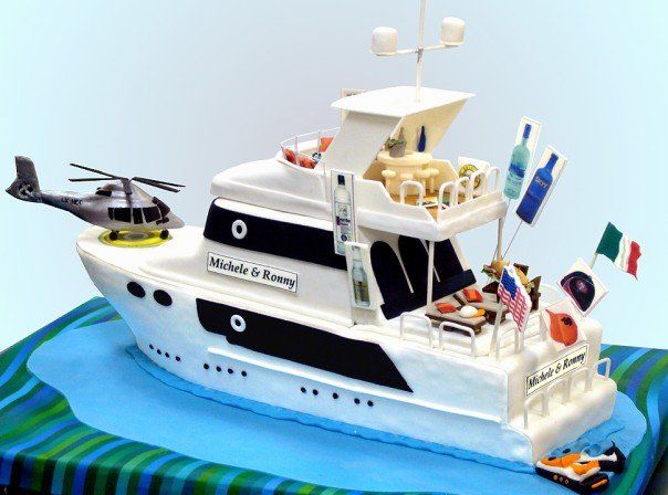 Yacht Boat Cake