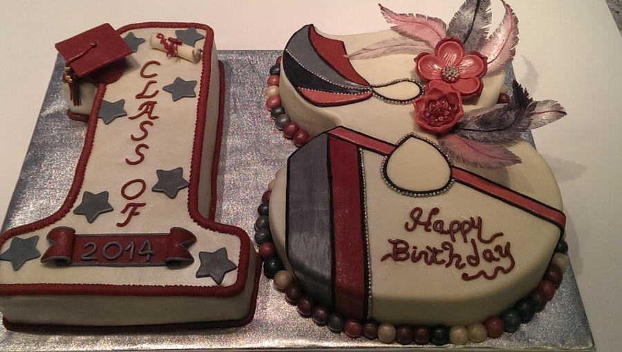 18th Birthday Graduation Cake