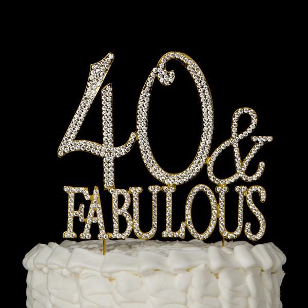 40 and Fabulous Birthday Cake