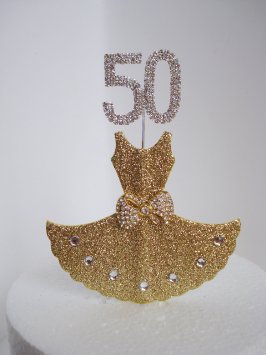 50th Birthday Cake Topper