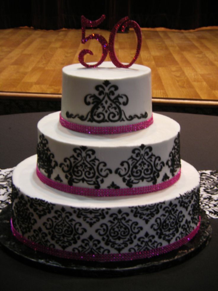 50th Birthday Cakes Designs