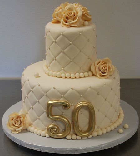 50th Wedding Anniversary Cake Ideas