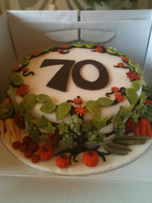 70th Birthday Cake Ideas