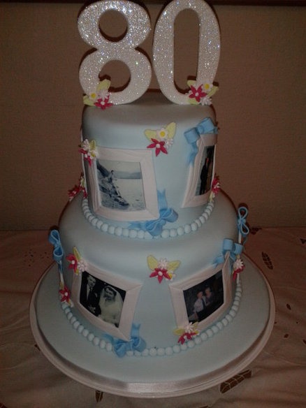 80th Birthday Cake Ideas