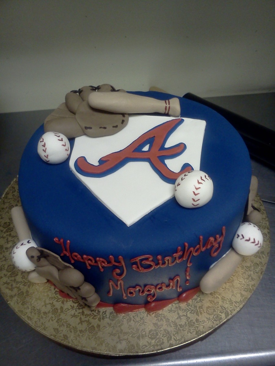 Atlanta Braves Birthday Cake