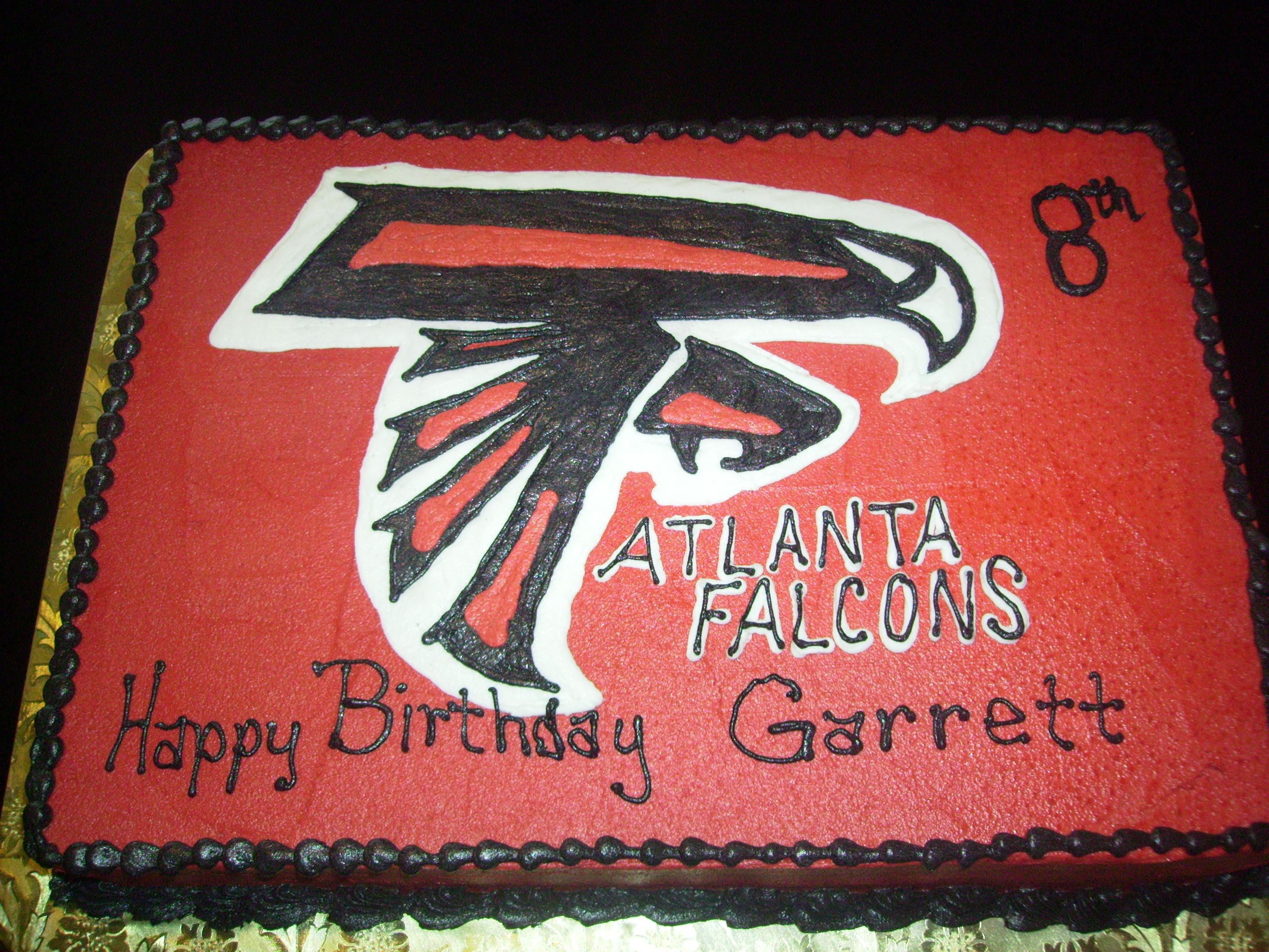 Atlanta Falcons Birthday Cake