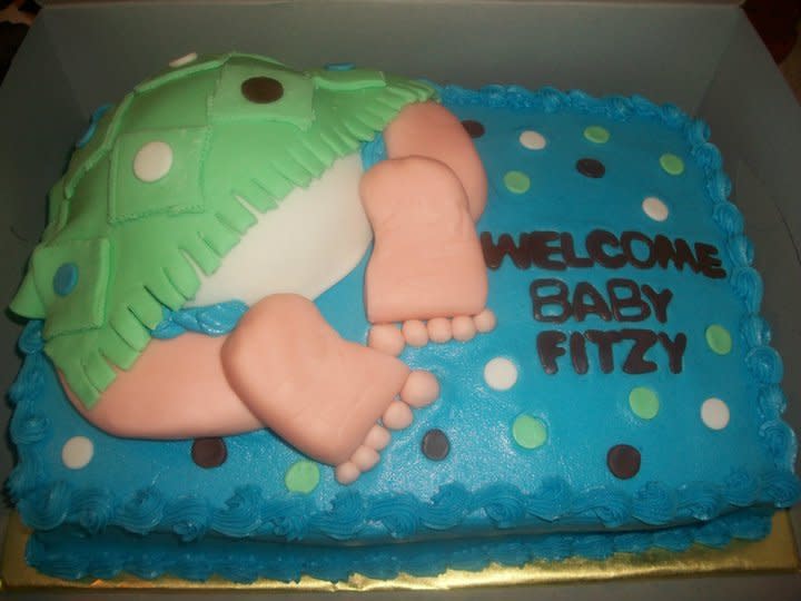 Baby Shower Sheet Cake