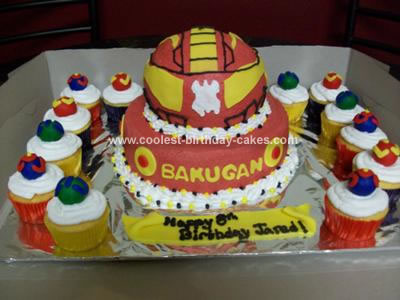 Bakugan Birthday Cake