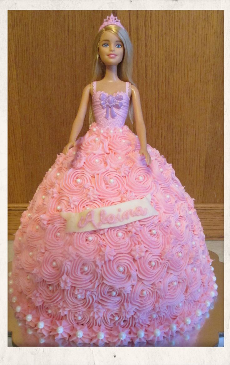 Barbie Doll Birthday Cake