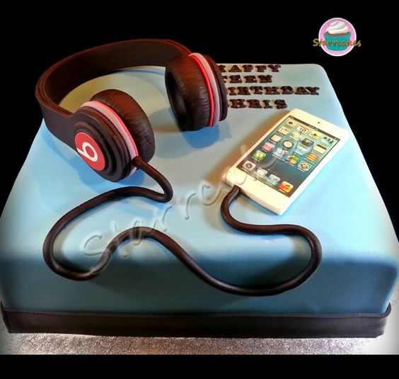 Beats Headphones Birthday Cake