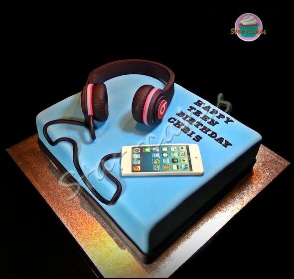 Beats Headphones Birthday Cake