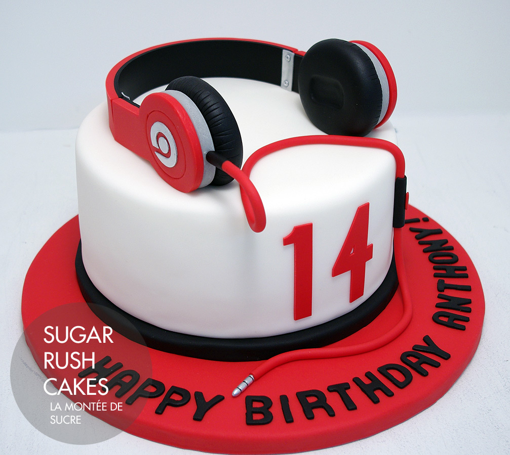 Beats Headphones Cake