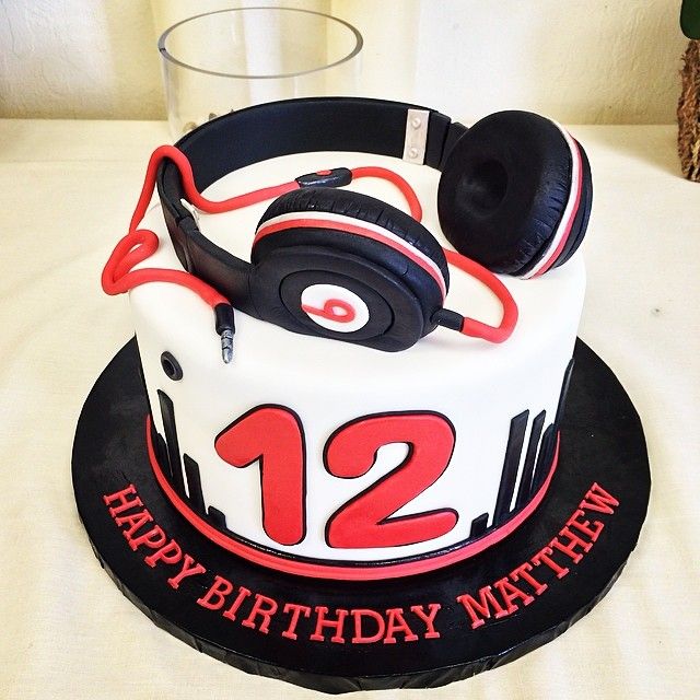 Beats Headphones Cake