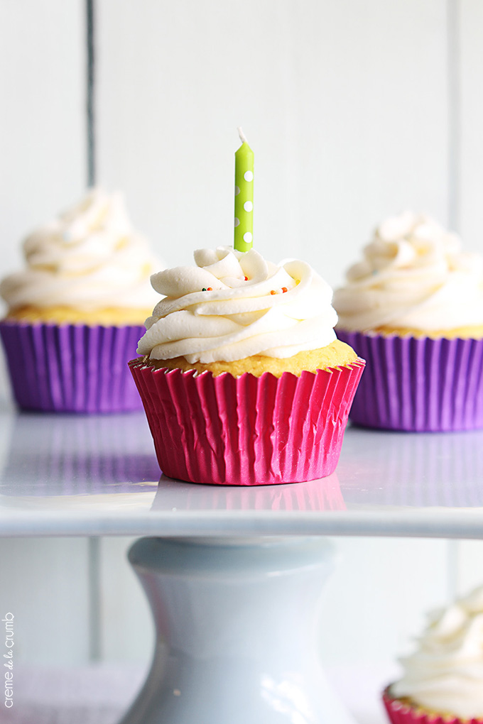 Birthday Cake with Cupcakes