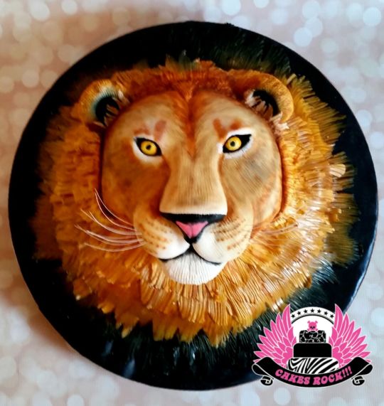 Birthday Lion Cupcake Cake