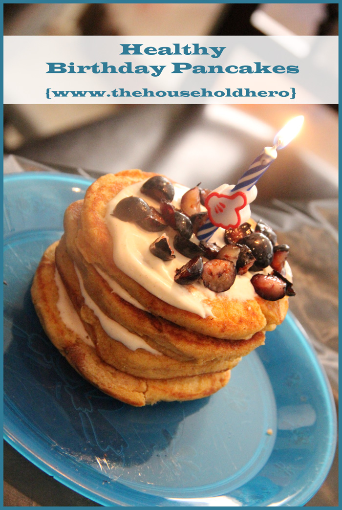 5 Photos of Healthy Birthday Pancakes