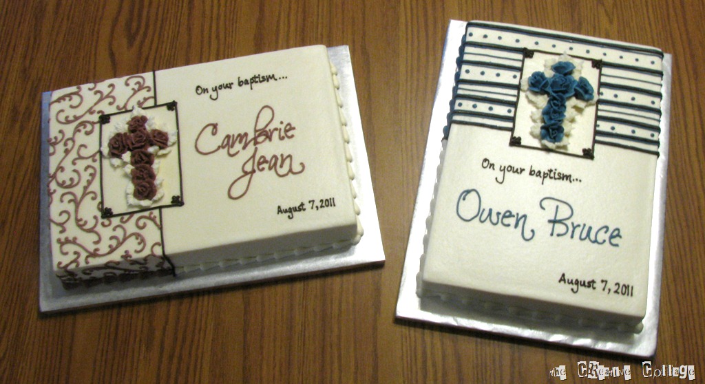 Boy Baptism Sheet Cake