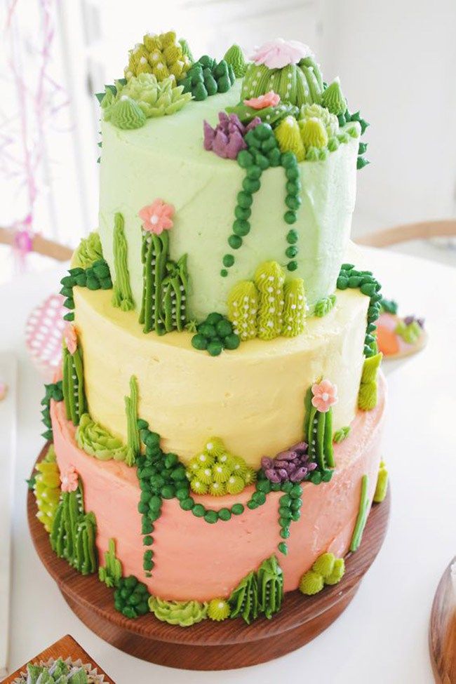 Cactus Themed Baby Shower