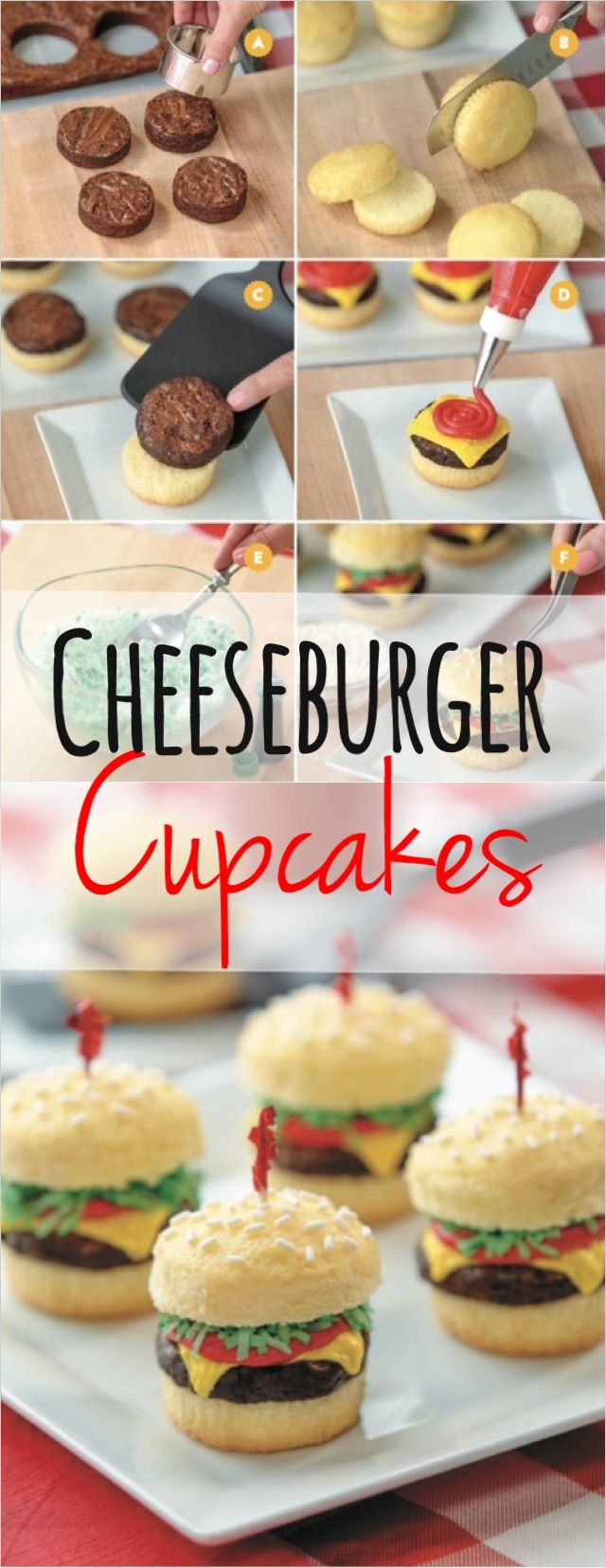 Cheeseburger Cupcakes Recipe