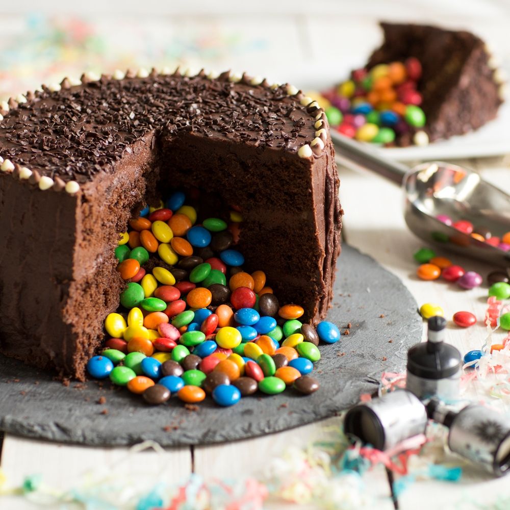 Chocolate Cake with Candy