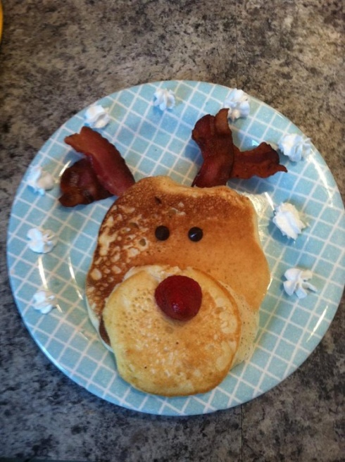 8 Photos of Reindeer Pancakes Bacon