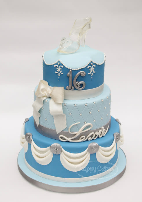 Cinderella Sweet 16 Cake