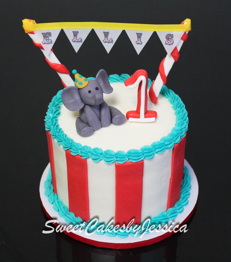 Circus Theme Smash Cake