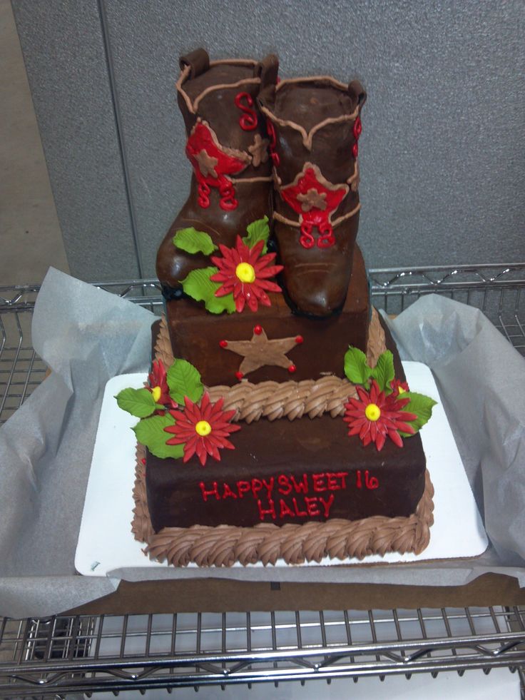 13 Photos of Birthday Cakes Sweet 16 Country Girl