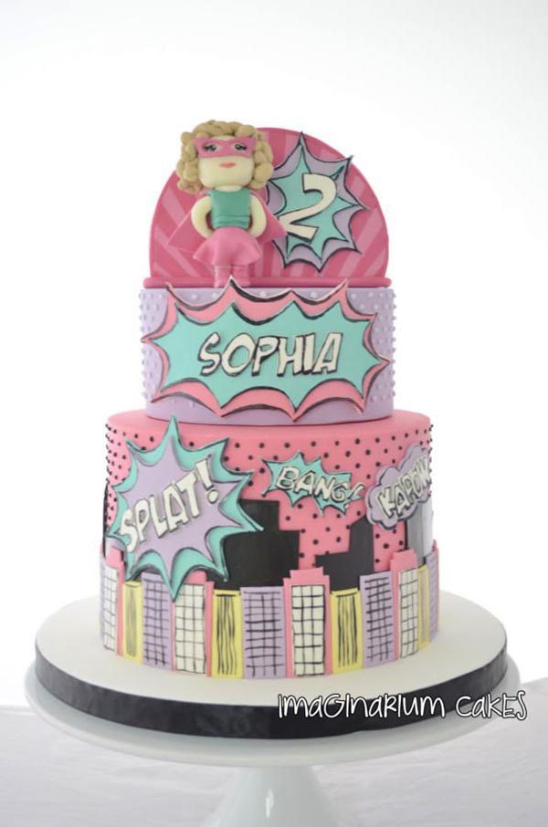 DC Superhero Girls Birthday Cake