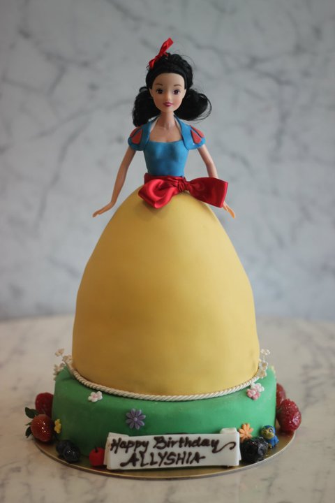 Disney Princess Barbie Doll Cakes