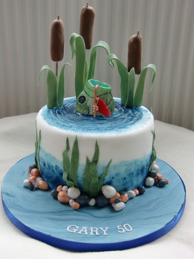 Fishing Birthday Cake Idea