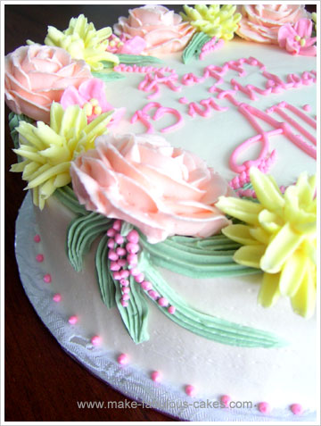 Flower Birthday Cake