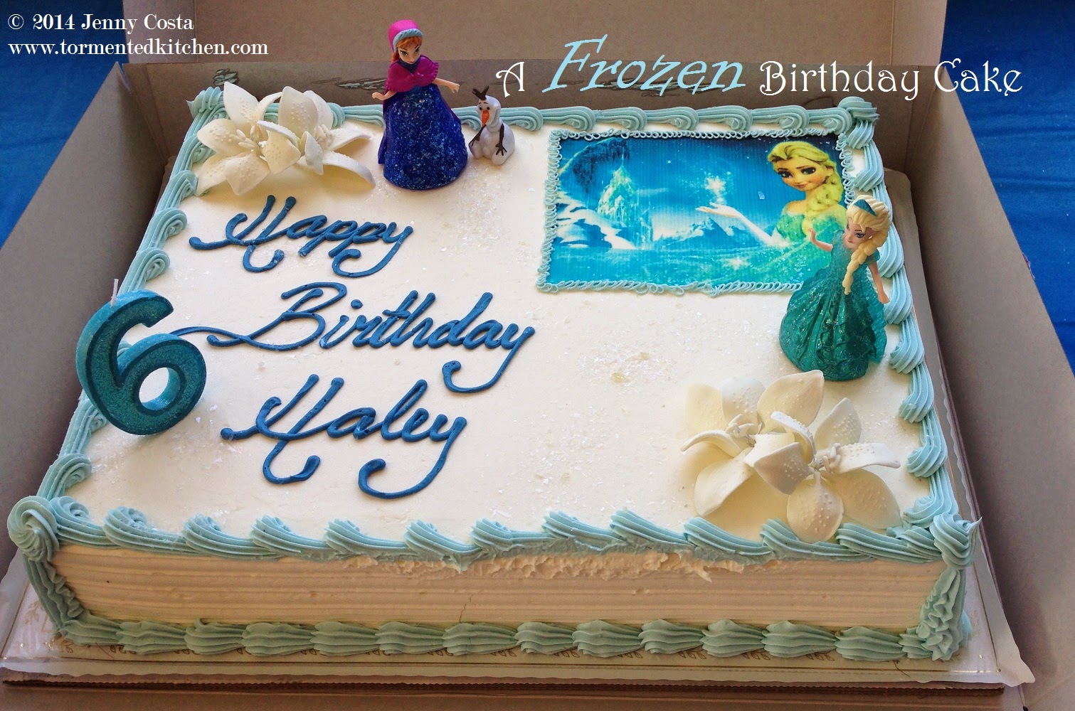 Frozen Birthday Cake