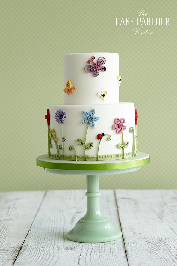 Garden Birthday Cake