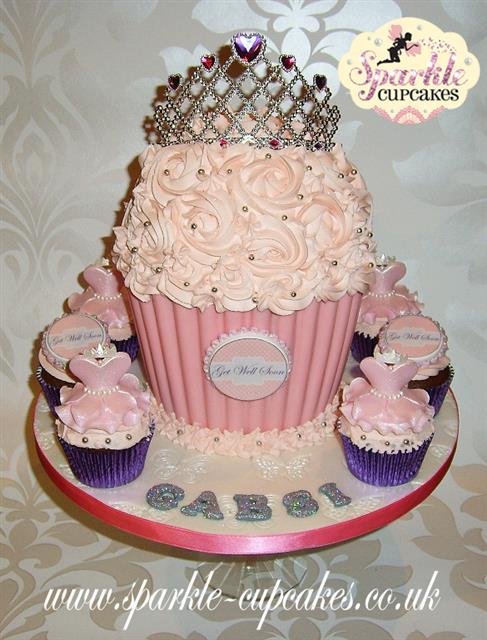 Giant Cupcake Birthday Cake