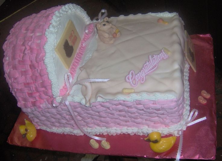 Girl Baby Shower Sheet Cake