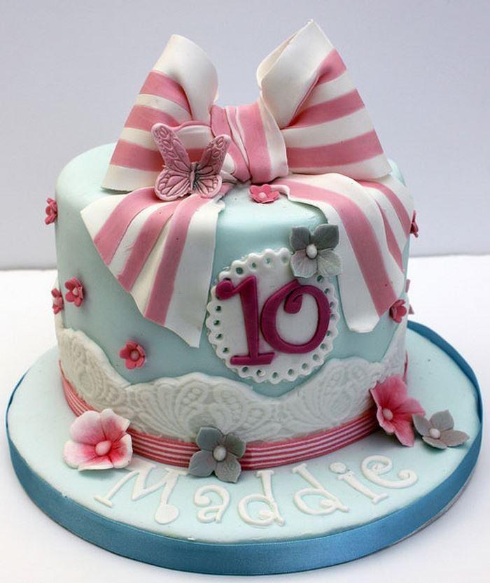 Girls 10th Birthday Cake Ideas