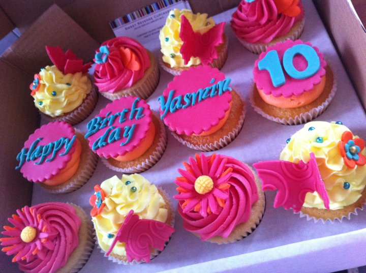 Girls 10th Birthday Cupcakes