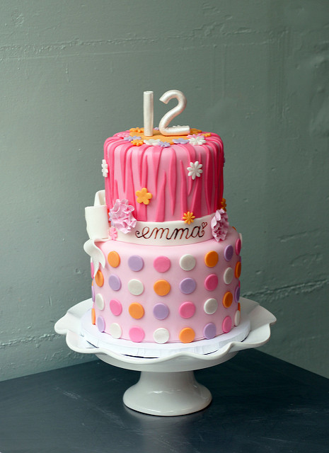 Girls 12th Birthday Cakes