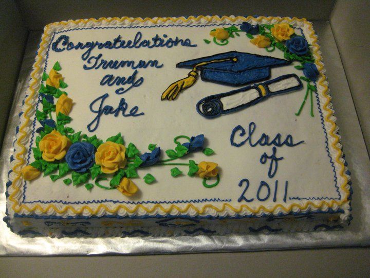 Graduation Sheet Cake