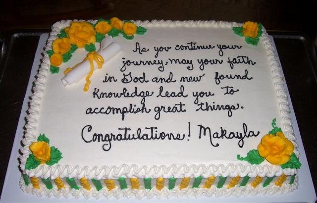 Graduation Sheet Cake