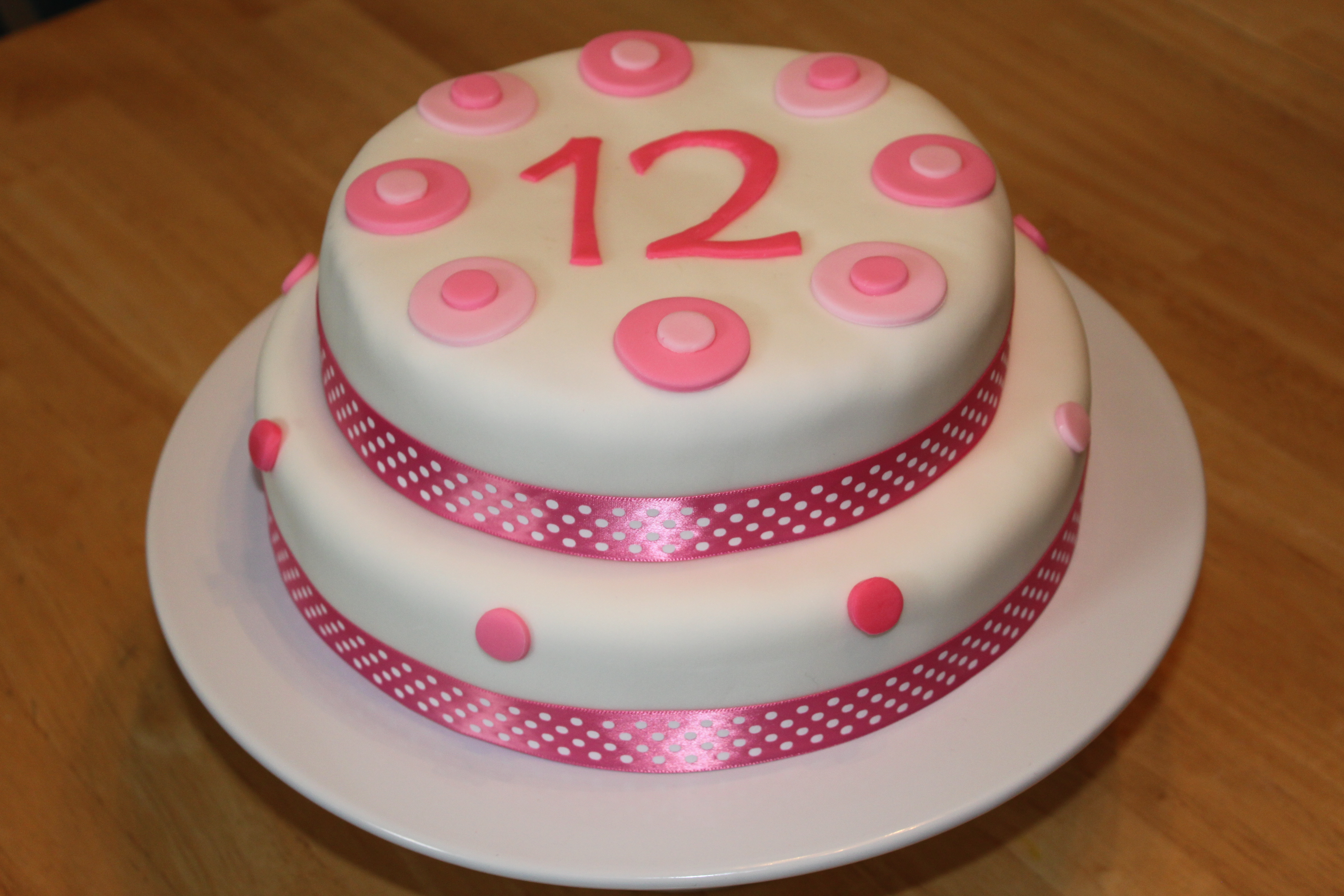 Happy 12th Birthday Girl Cake