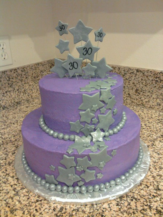 Happy Birthday Purple Cake