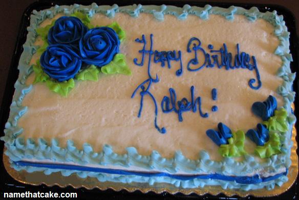 Happy Birthday Ralph Cake