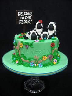 Happy Birthday Sheep Cake