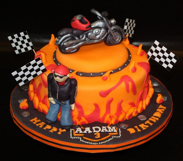 Harley-Davidson Birthday Cake