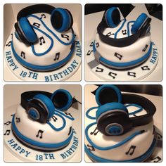 Headphone Cake Ideas